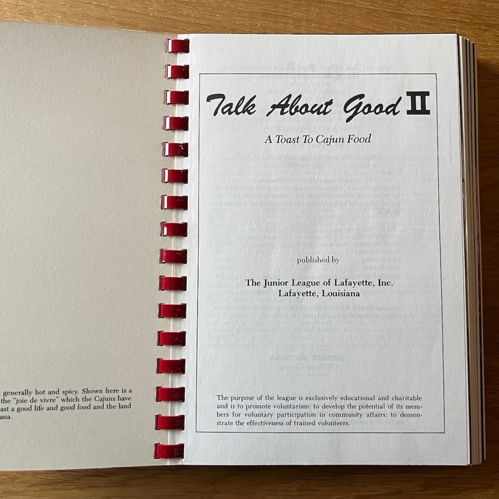 Talk About Good I & II Cajun Creole Cookbooks Lafayette Louisiana Junior League - Picture 10 of 16